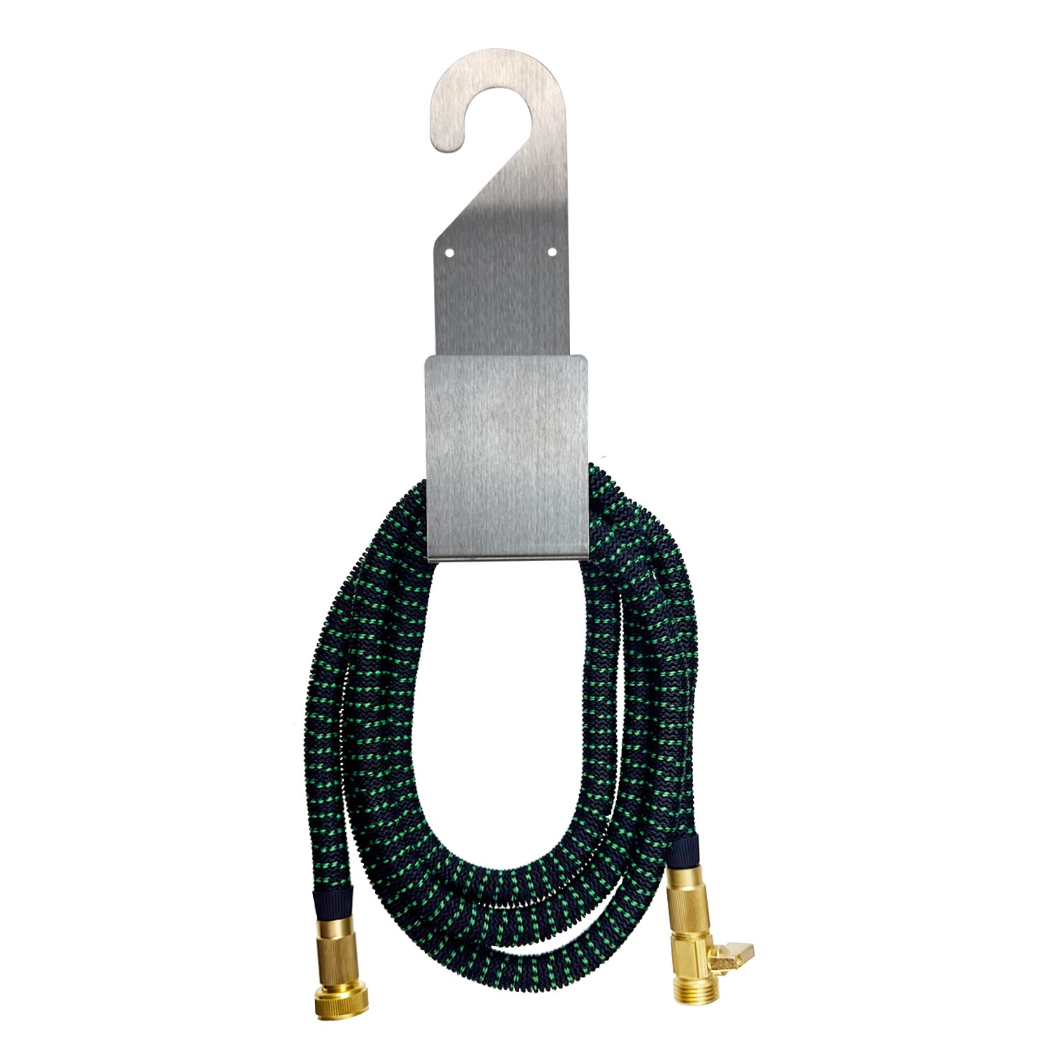 Produktbild von Yoniccal Gartenschlauchhalter Edelstahl - Wandmontage Für Bis Zu 45kg Schlauchgewicht