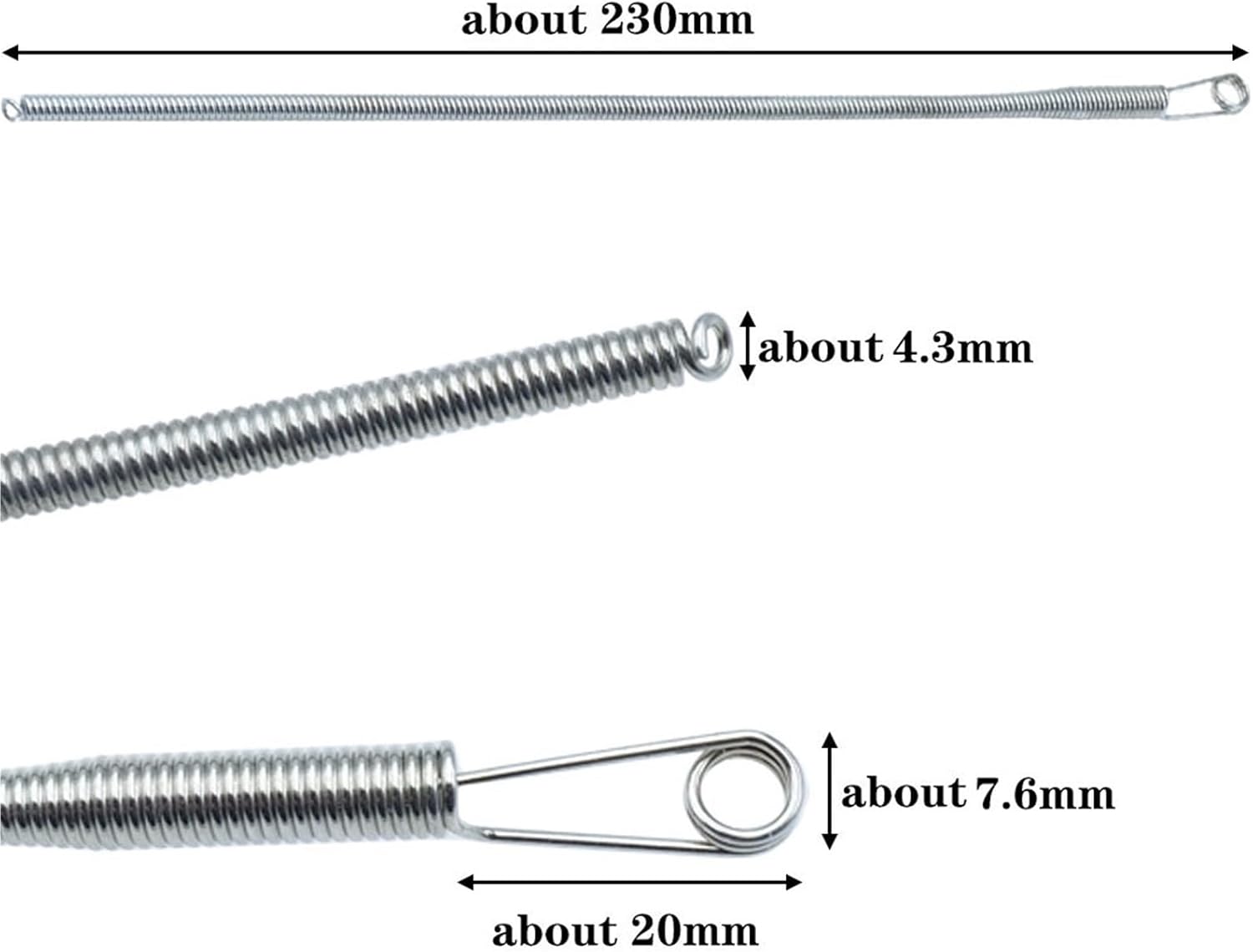 Drawstring Cord with Spring Threader Tool 6Pcs Bendable Spring Drawstring Threading Cord Tool for Elastic Band DIY Sewing Accessories