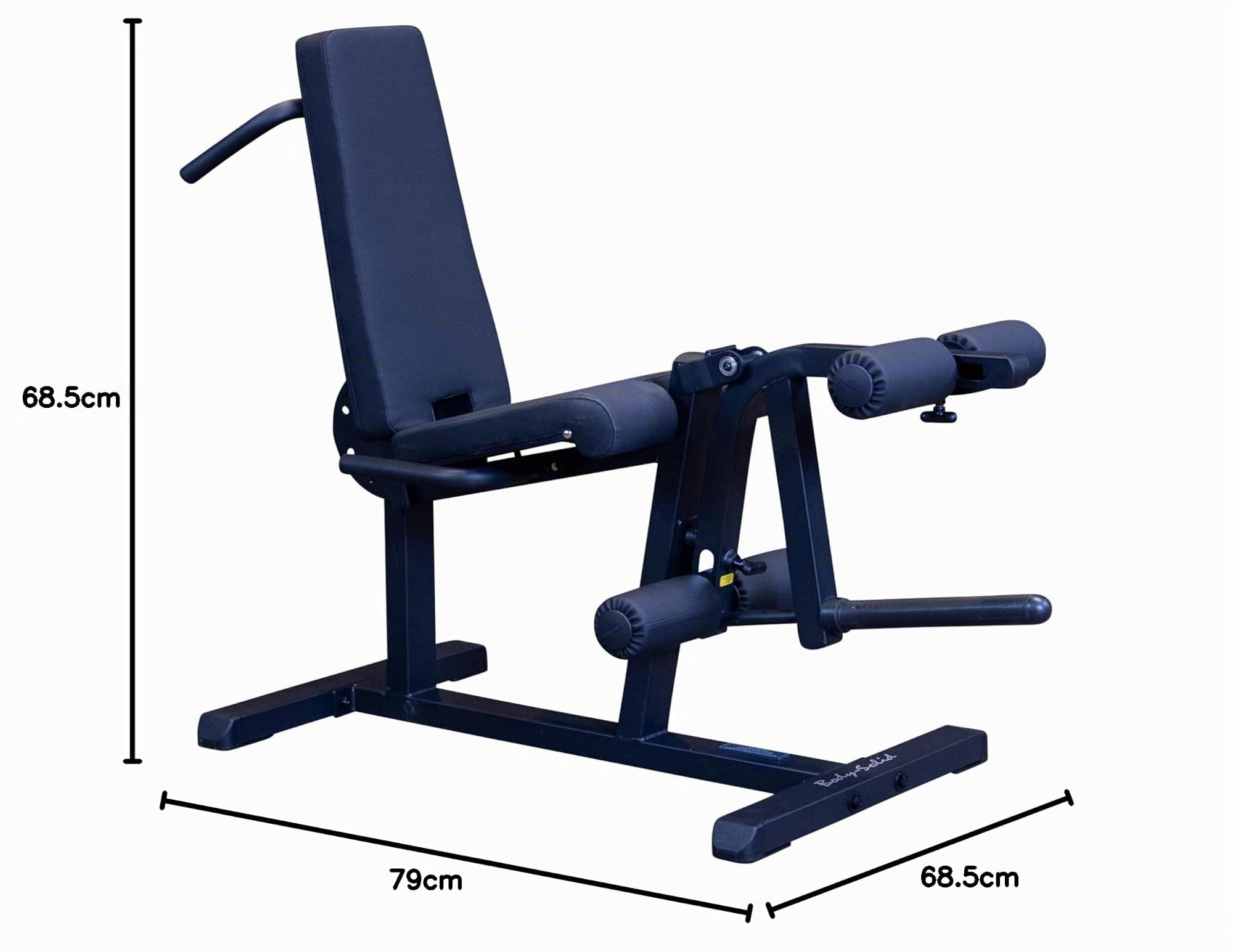 Body-Solid Banco Profesional de Extensión y Curl de Piernas GLCE365B – Máquina Cuádriceps e Isquiotibiales para Gimnasio en Casa o Comercial – Estructura Acero 5x7 cm – Ajuste Completo – 41,7 kg