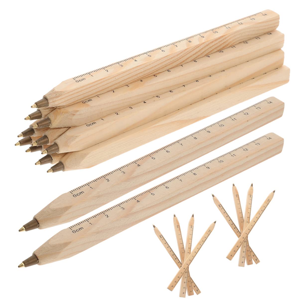 Lurrose 100piezas Bolígrafos De Carpintero De Natural De Descartables Accesorios De Carpintería Rígida