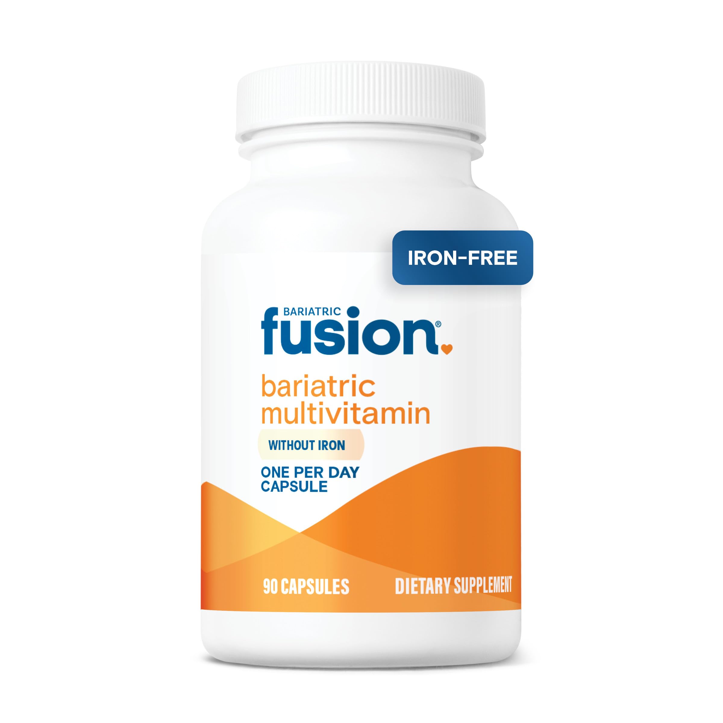 Bariatric Fusion Once Daily Bariatric Multivitamin Without Iron, 90 Caps 1 Per Day - 3 Month Supply
