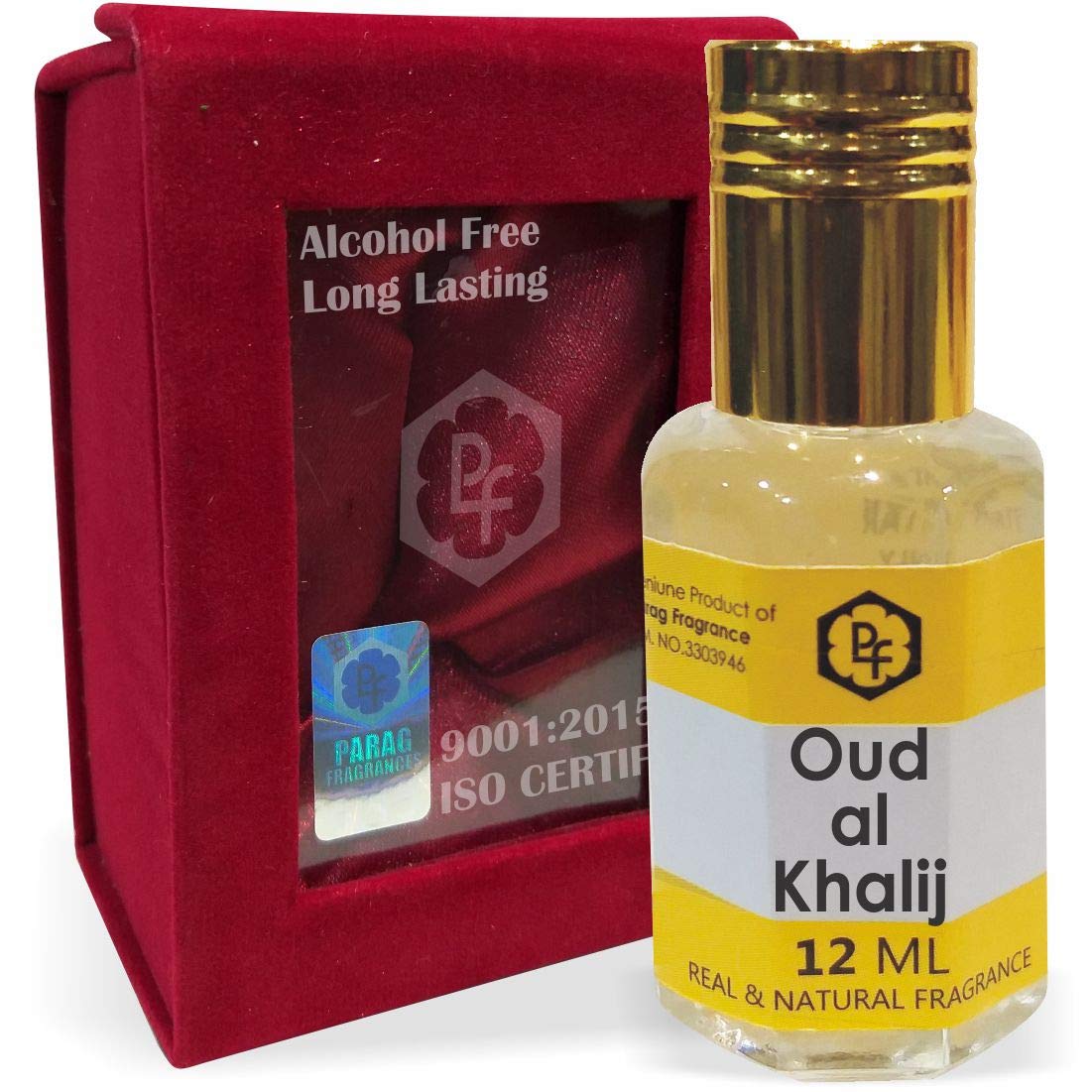 Parag Fragrances Oud al Khalij Attar 12ml With Precious Gift Pack|Best Attar For Man|Long Lasting Attar|Ittar|Attar|Perfume|Fragrance Oil|Gift For Man Also Available in 25ml/100ml/500ml
