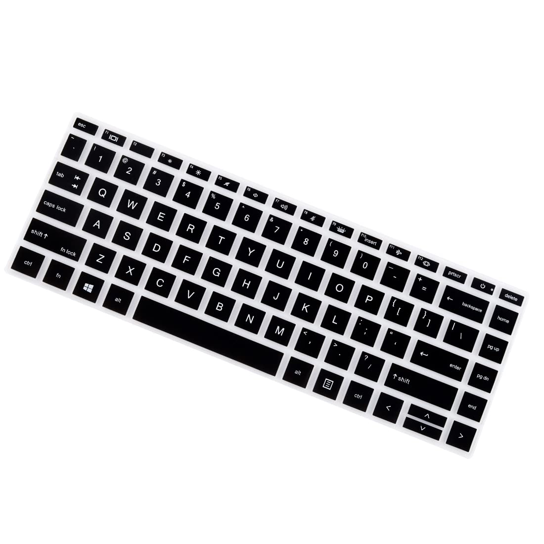 Keyboard Cover Skin for 14" HP Probook 440 G8 G9/HP Probook 445 G8 G9/HP Probook 640 G7 G8 14 inch Laptop, 2023 2022 2021 New HP Probook 14 Keyboard Protector Cover Skin-Black