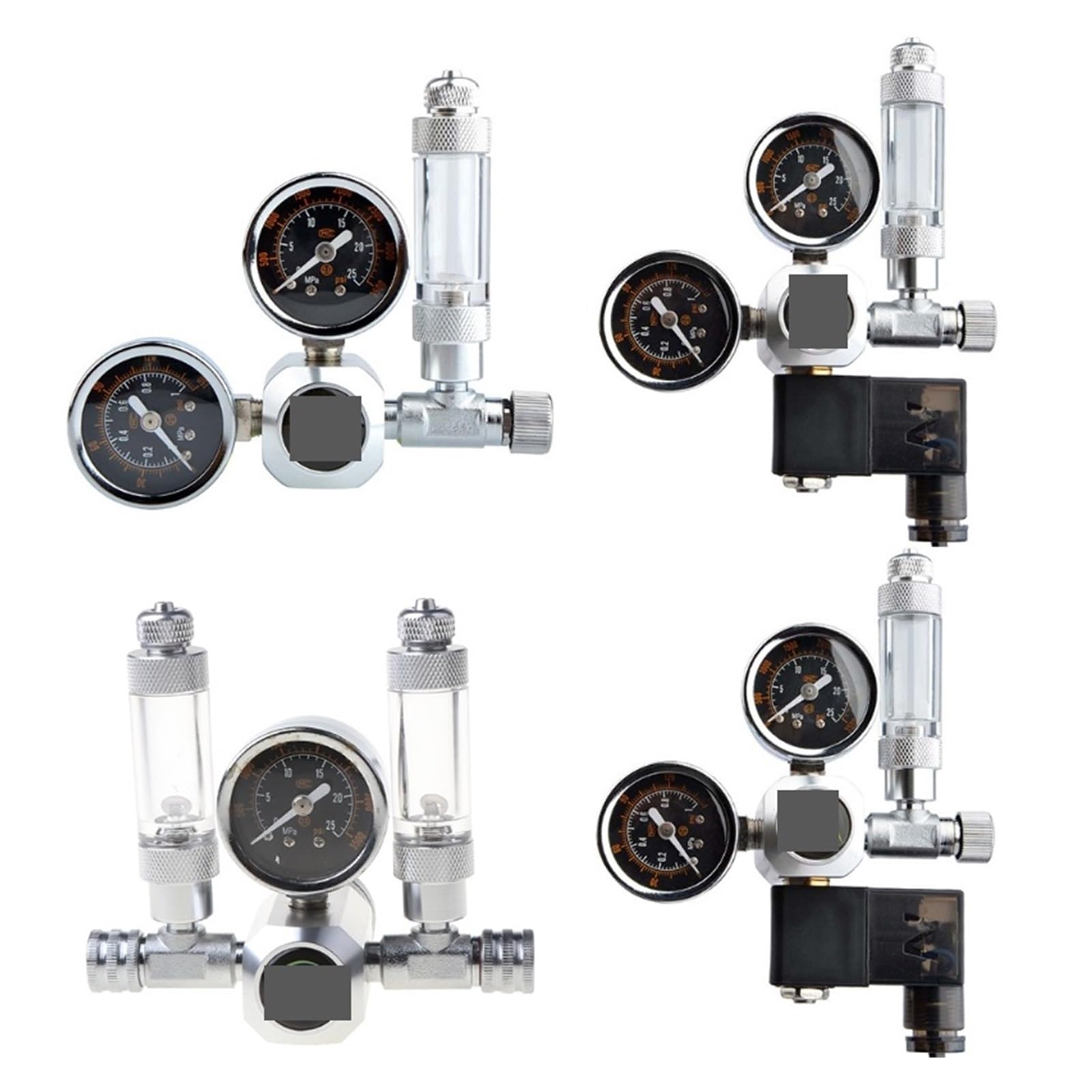 Reduktor ciśnienia CO2, Akwarium regulator ciśnienia CO2 elektromagnetyczny system miernika ciśnienia