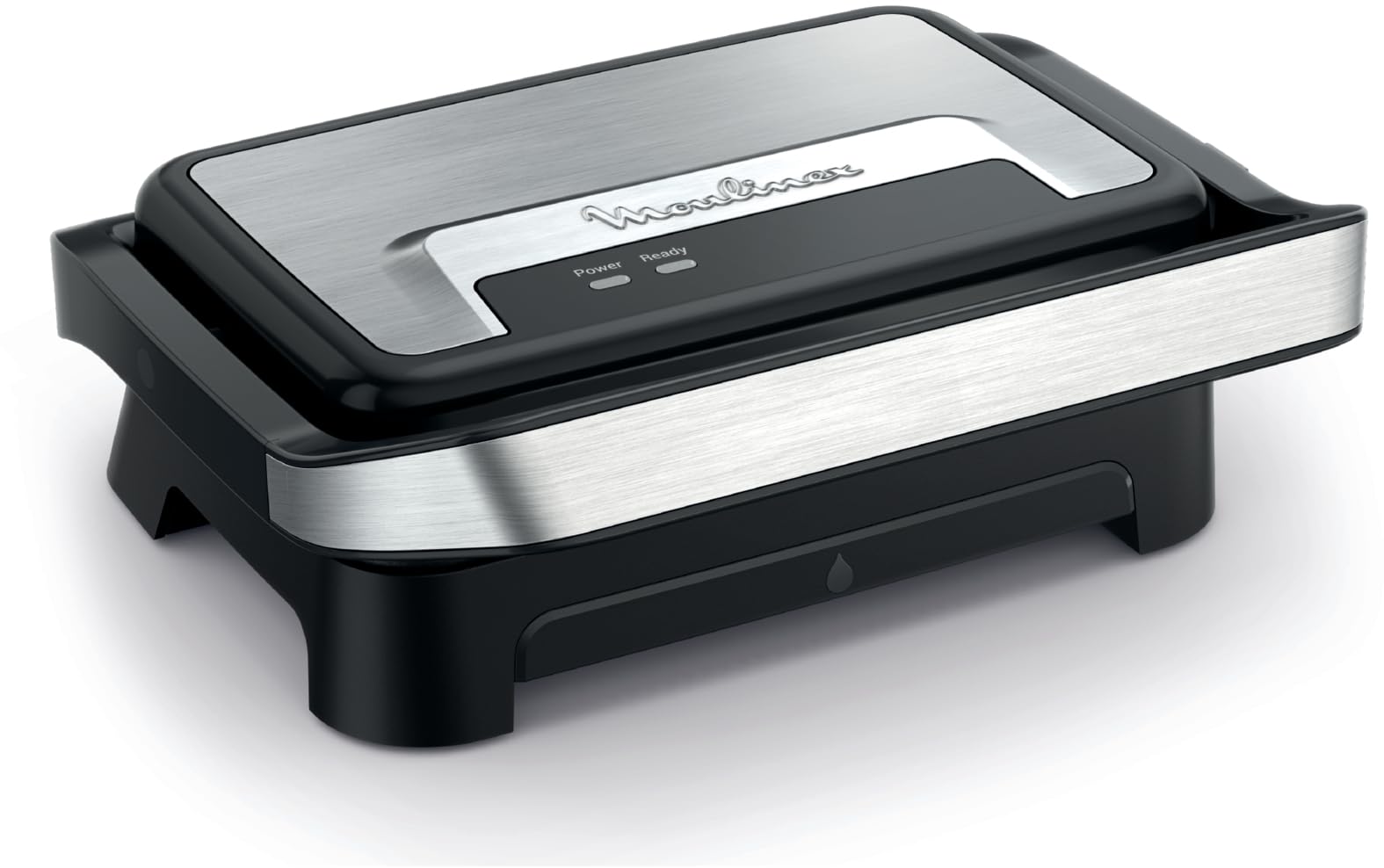 Moulinex Inicio Compact, plancha de paninis y grill, placas de cocción antiadherentes, fácil de guardar, fácil de lavar, GI270D10