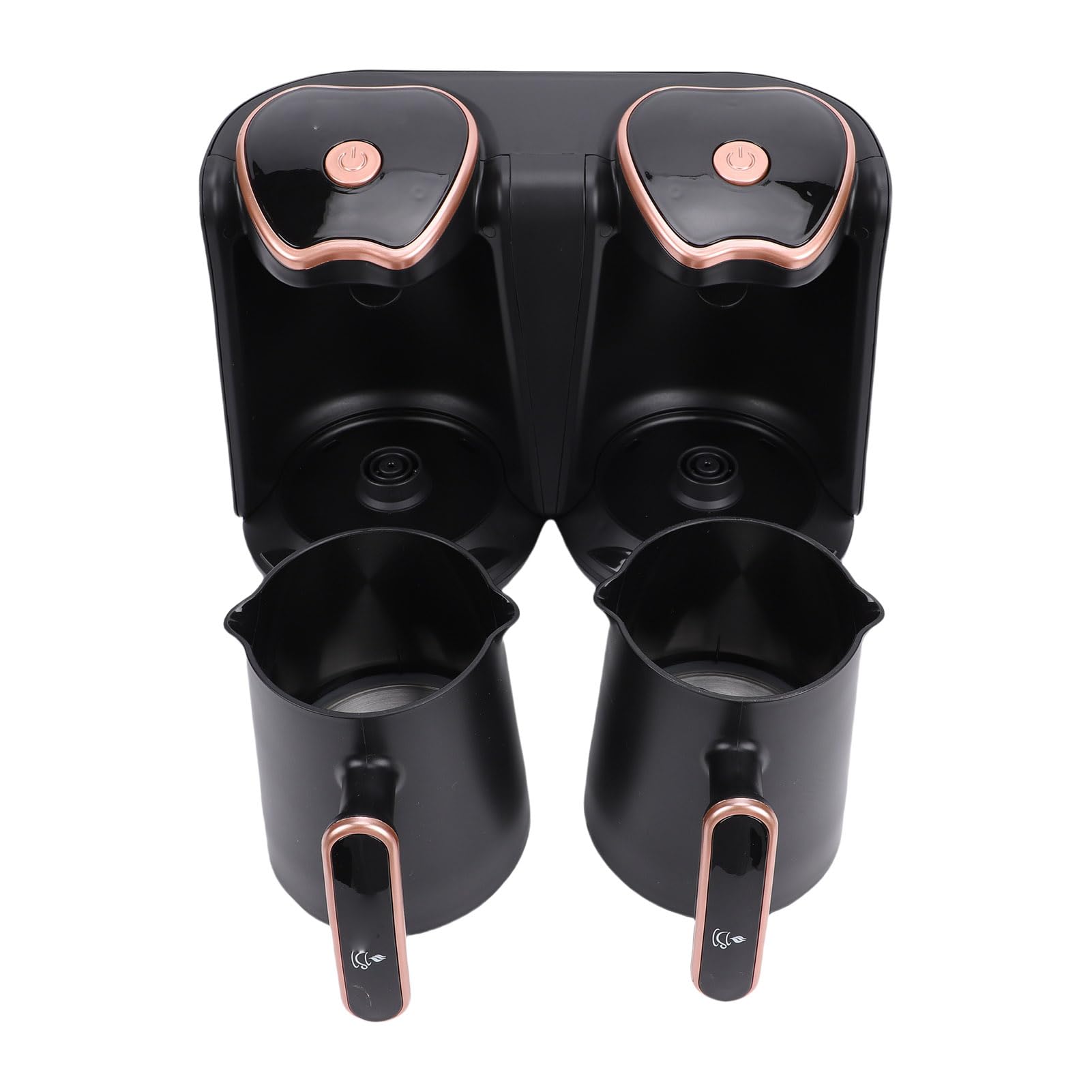 Double Cafetière Turque Haute Puissance 1200W, Machine électrique pour une Saveur Riche, pour le Bureau et la Maison
