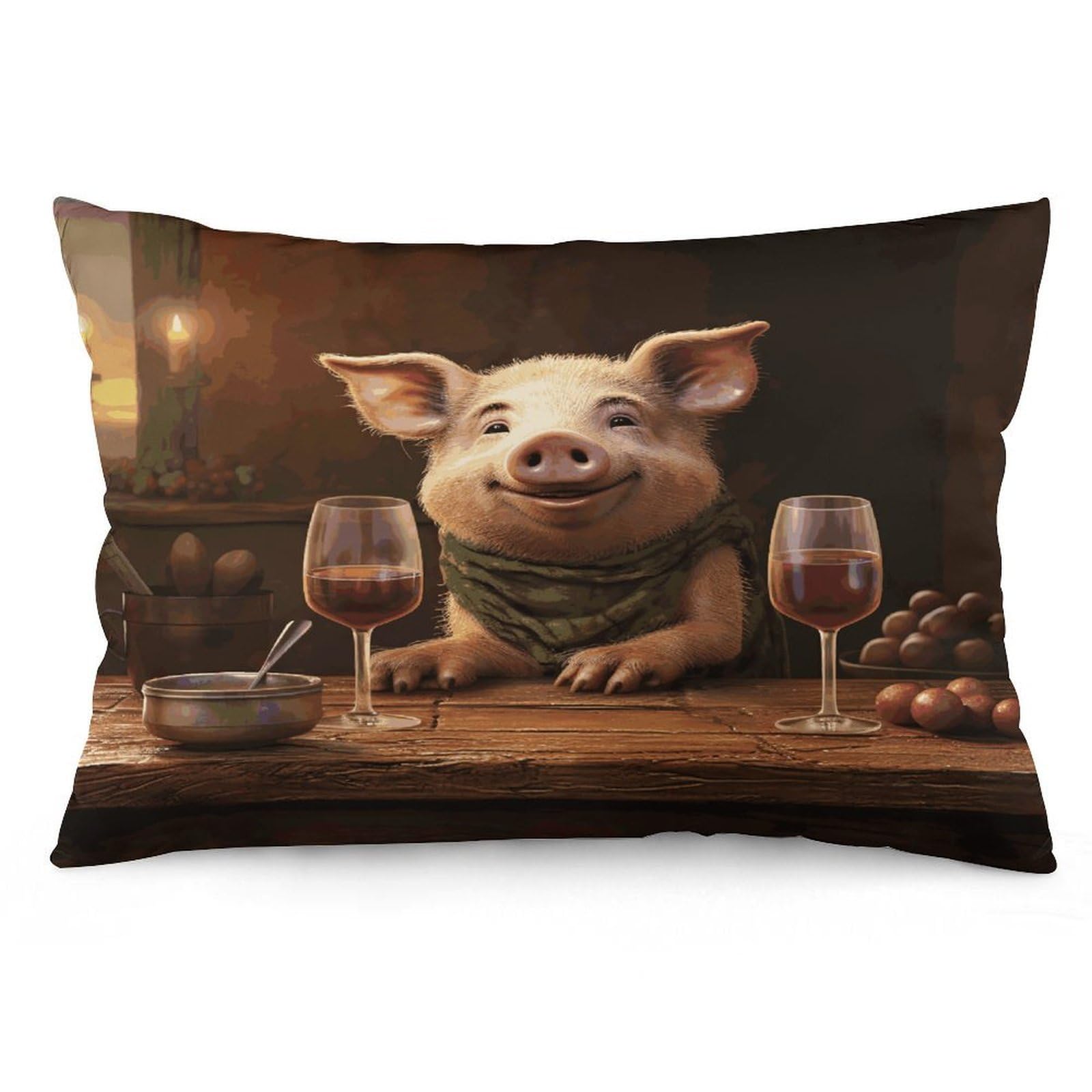 Wsoihfec Style Smiling (18) Throw Pillow Covers Decorative Pillow Cases Soft Plush Modern Farmhouse Boho Cushion Cover For Bed Couch Sofa Living Room Spring Decor12 "X20 "