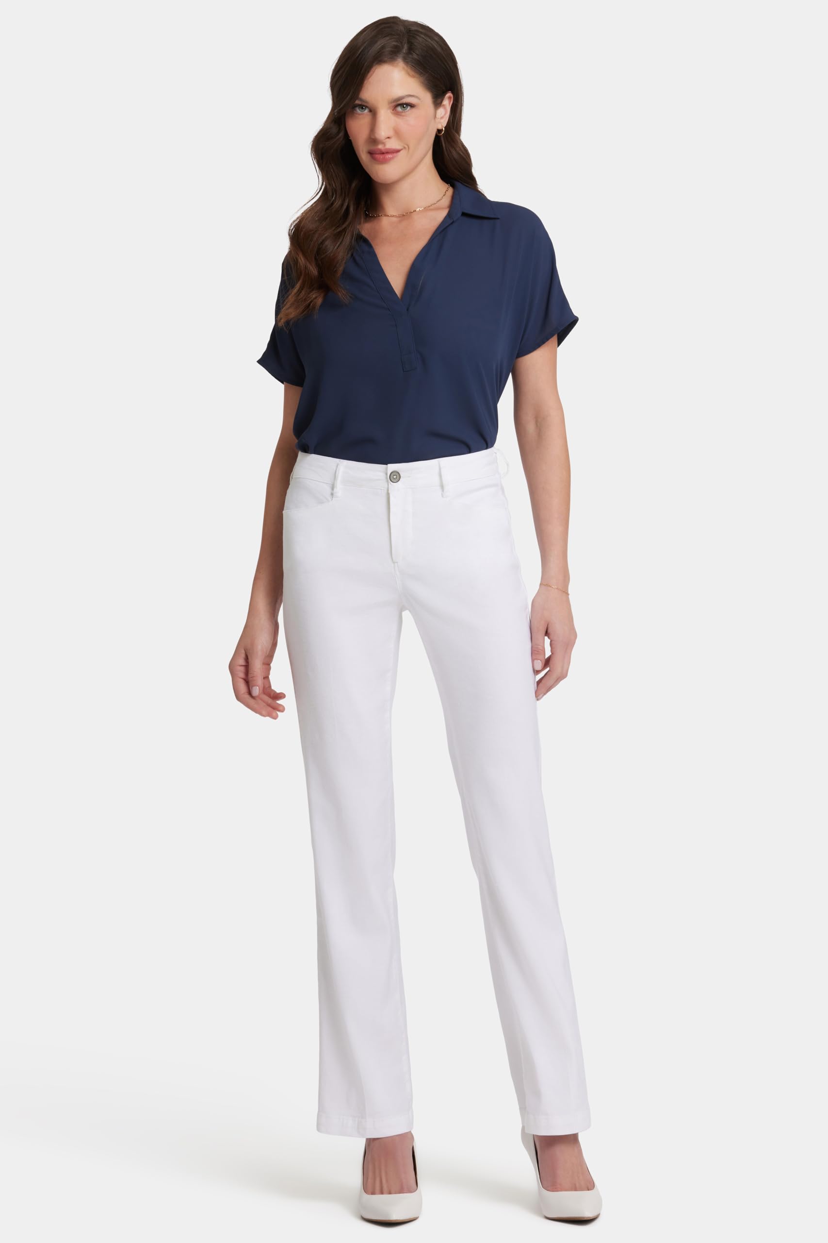 NYDJ Linen Trouser - Pantalones Mujer