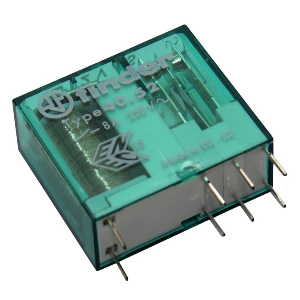 Finder 40.52.9.005.0000 Relay: Electromagnetic Dpdt Ucoil: 5Vdc 8A/250Vac 8A/30Vdc Find