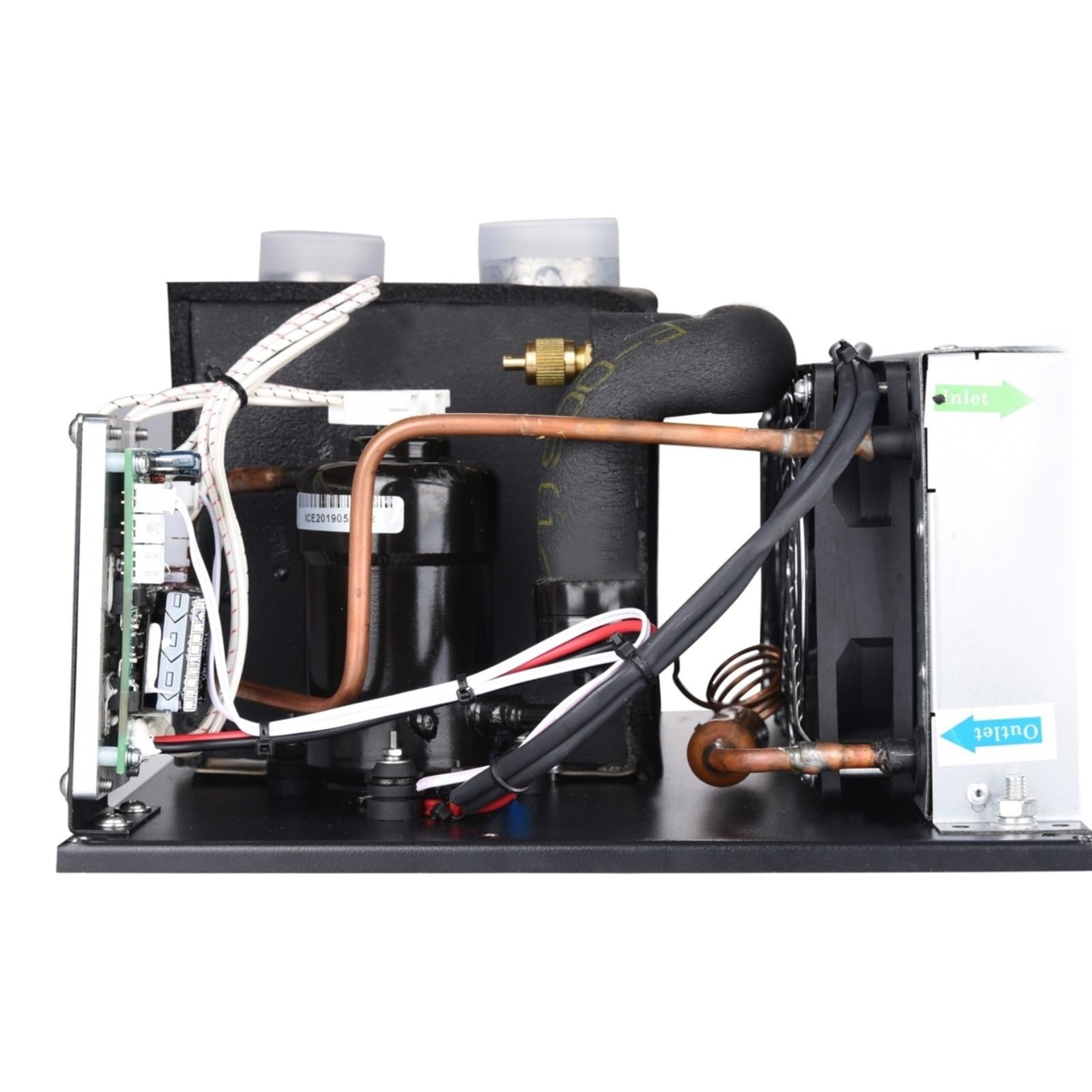 CVFRDD Micro DC Air Conditioner, Air Conditioning Systems Micro DC Aircon, 48V 450W, Conditioner Cooling System