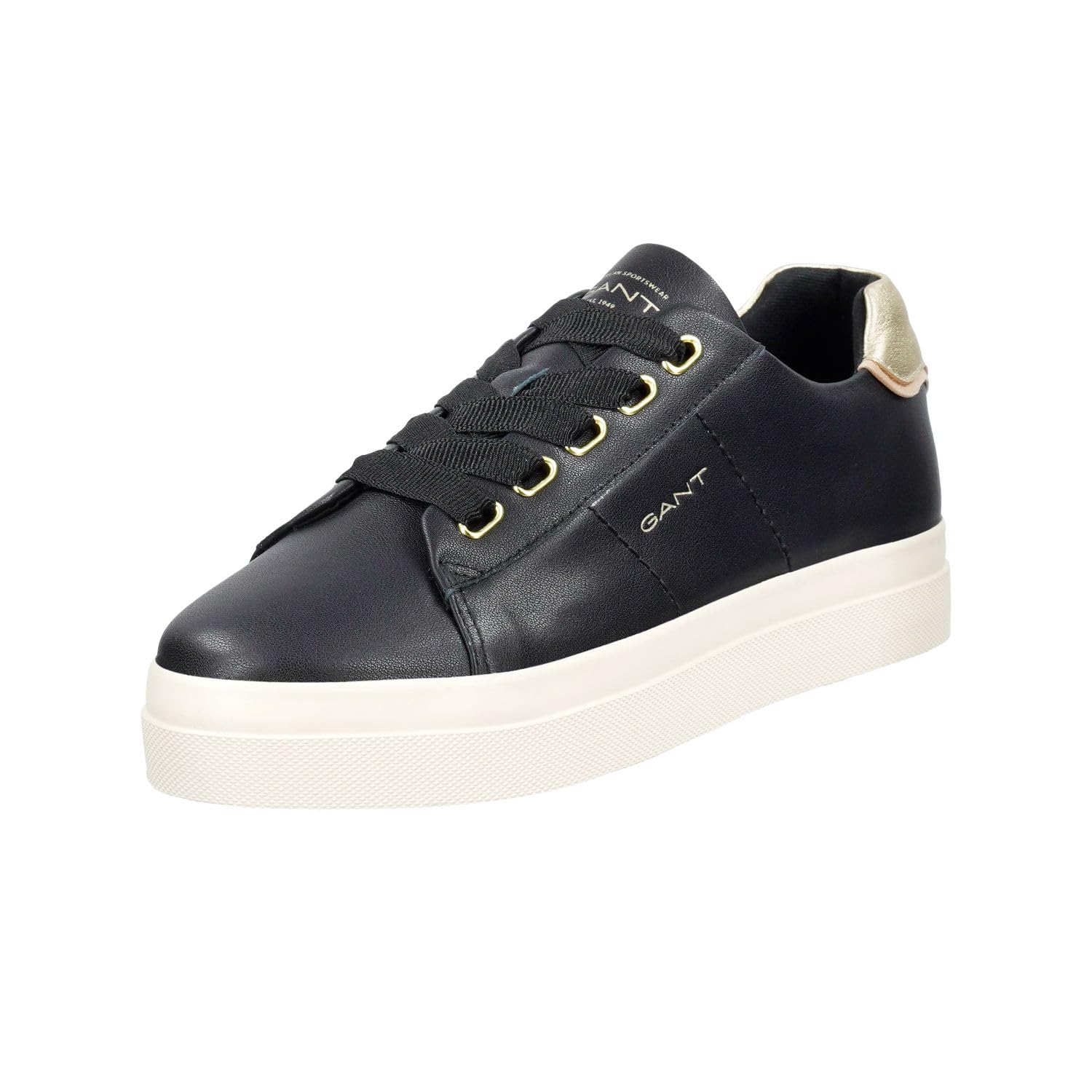 GANT FOOTWEAR Women's Avona Trainers, Black, 37 EU, Black, 5 UK