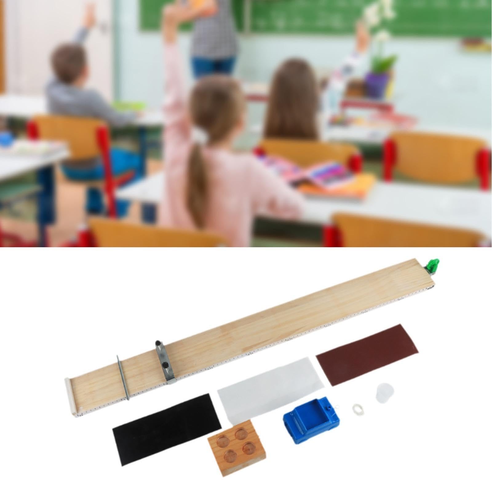 Kit de Poleas para Carro Inclinado, Accesorio para La Enseñanza de La Física a Estudiantes.