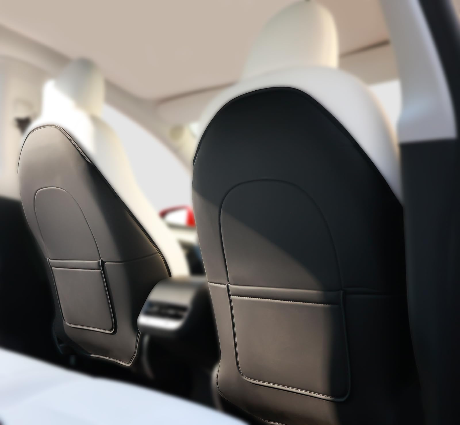 2 Pezzi Protezione per Schienale Posteriore per Tesla Model Y/3 | per Tesla Model 3 2017-2023, 2024-2026+Highland (solo Premium) e Model Y 2020-2024, 2025-2026+Juniper (solo Premium)