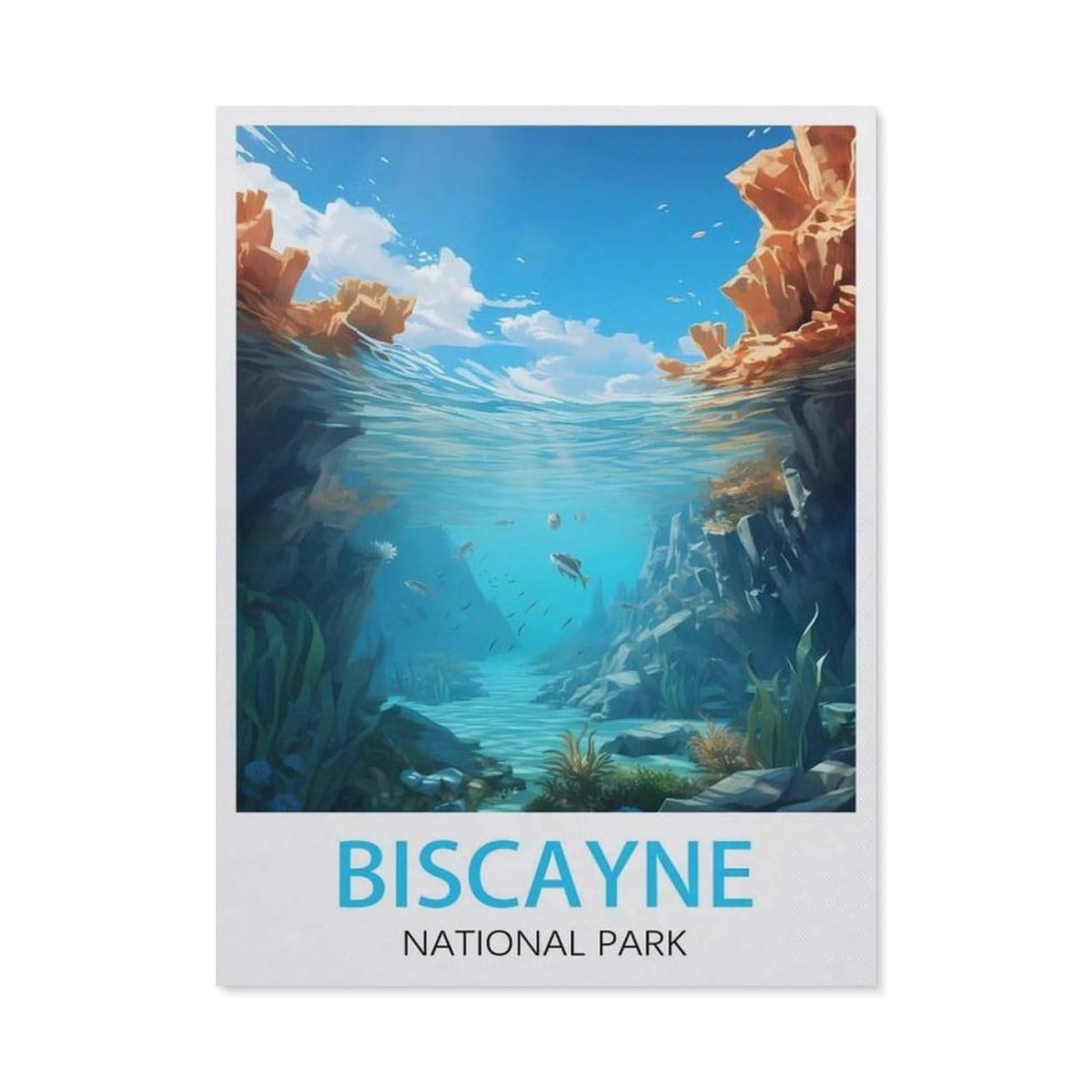 tin signs，Biscayne National Park(30x40cm）