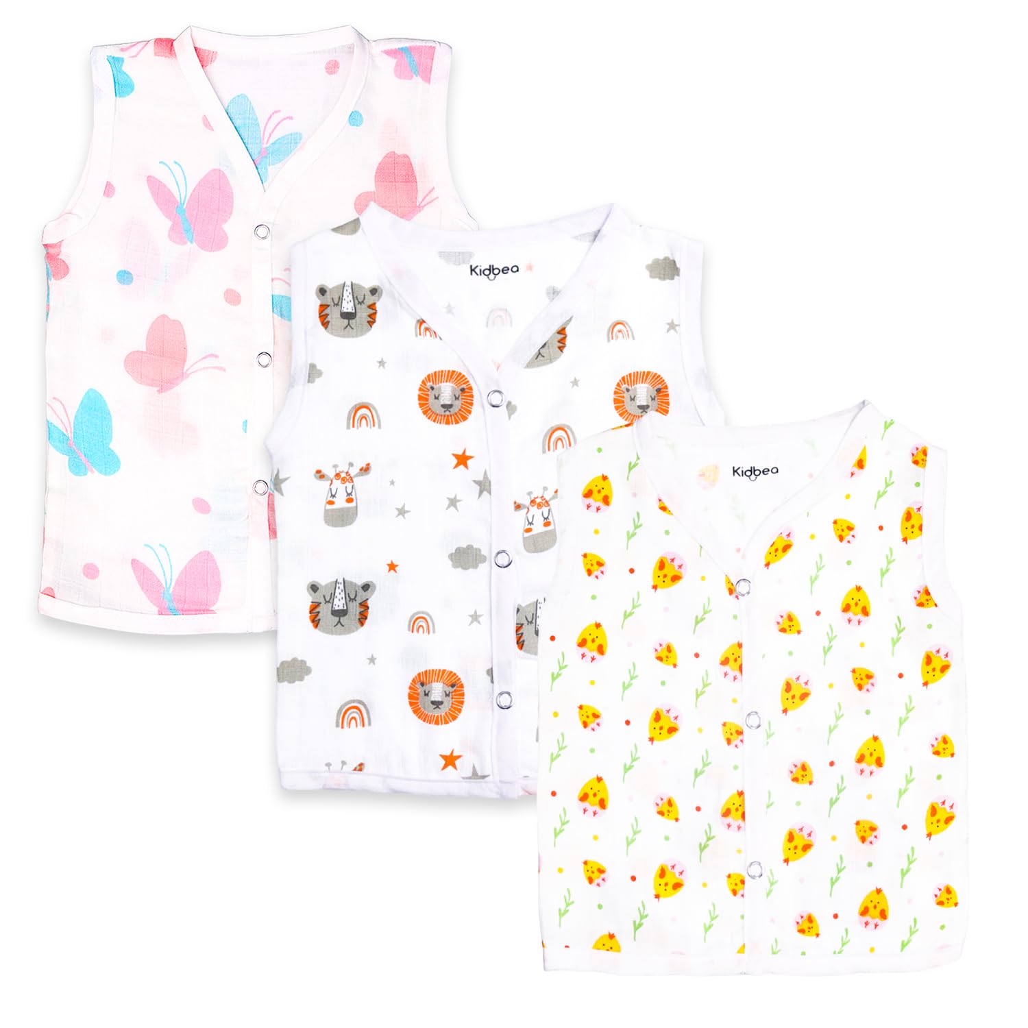 Kidbea Baby-Boy's Printed Relaxed Fit Jhabla-image-23