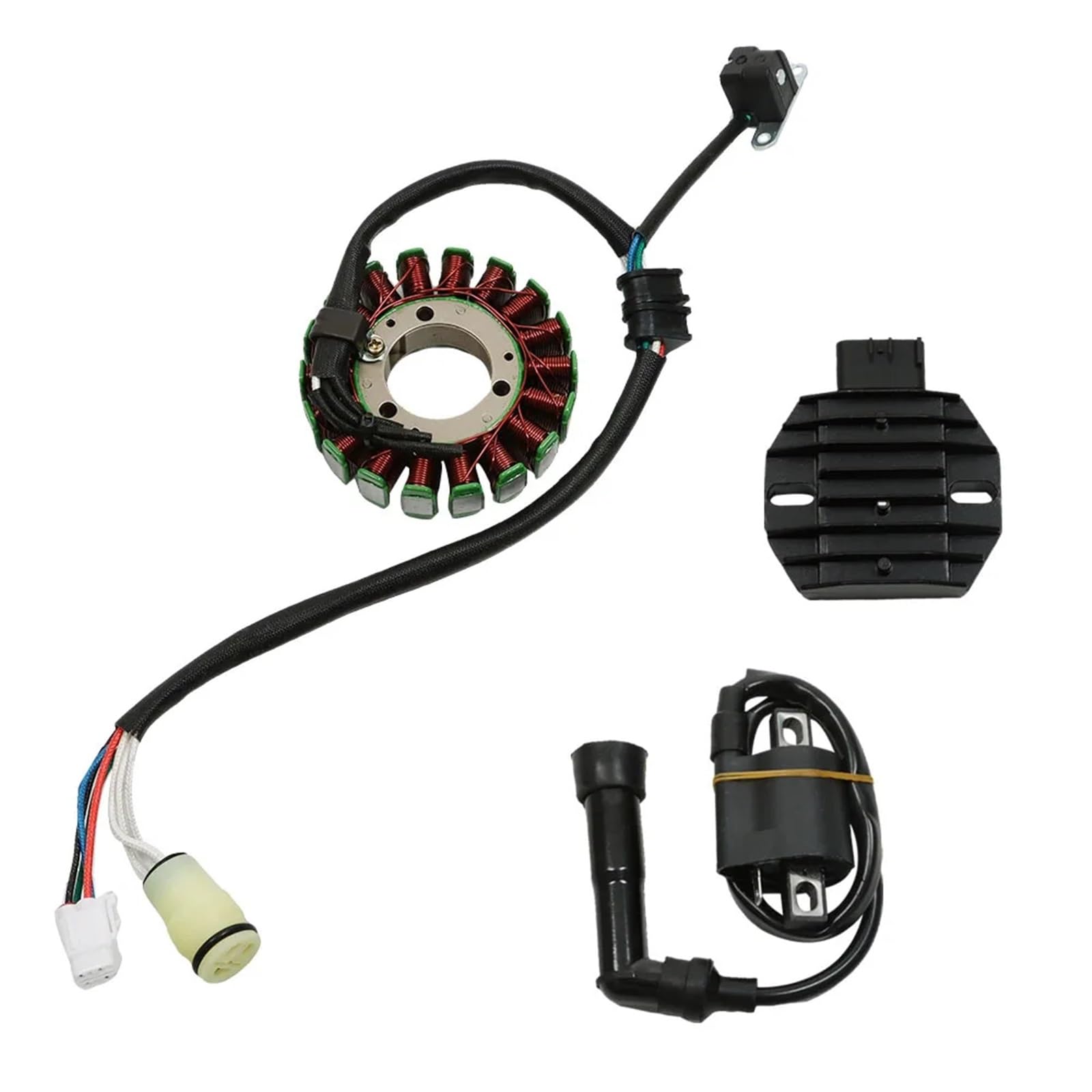 Bobina Di Accensione Per Moto Per Raptor 660 YFM660 2001 2002 2003 2004 2005 Statore Regolatore Raddrizzatore Bobina Di Accensione Bobina d'accensione