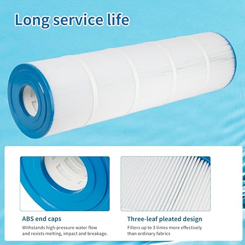 Miniatura 3 de Cartucho de filtro de piscina CCP420 compatible con Clean and Clear Plus 420, 178584, PCC105-PAK4, Ultral-A6, Unicel C-7471, 817-0106, R173576,