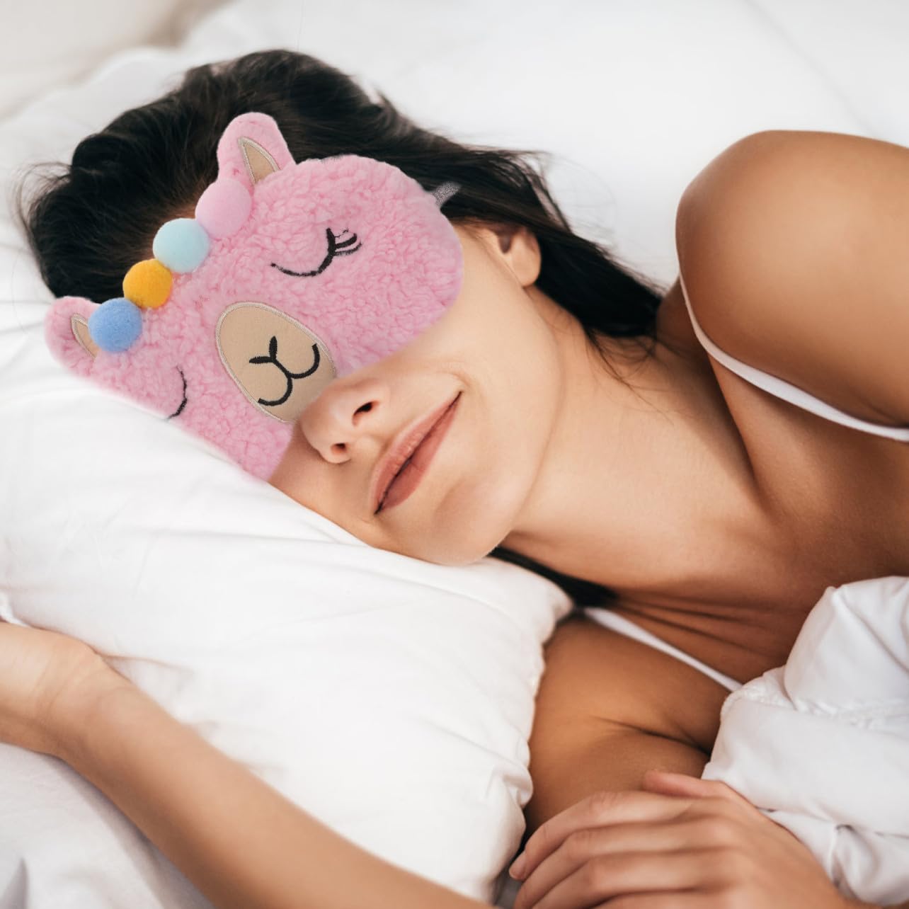 Healeved 6stücke Alpaka Schlafmaske Weiche Augenmaske Für Lichtblockierung Für Reisen Zuhause Hotel Mit Angenehmem Cashmere-material