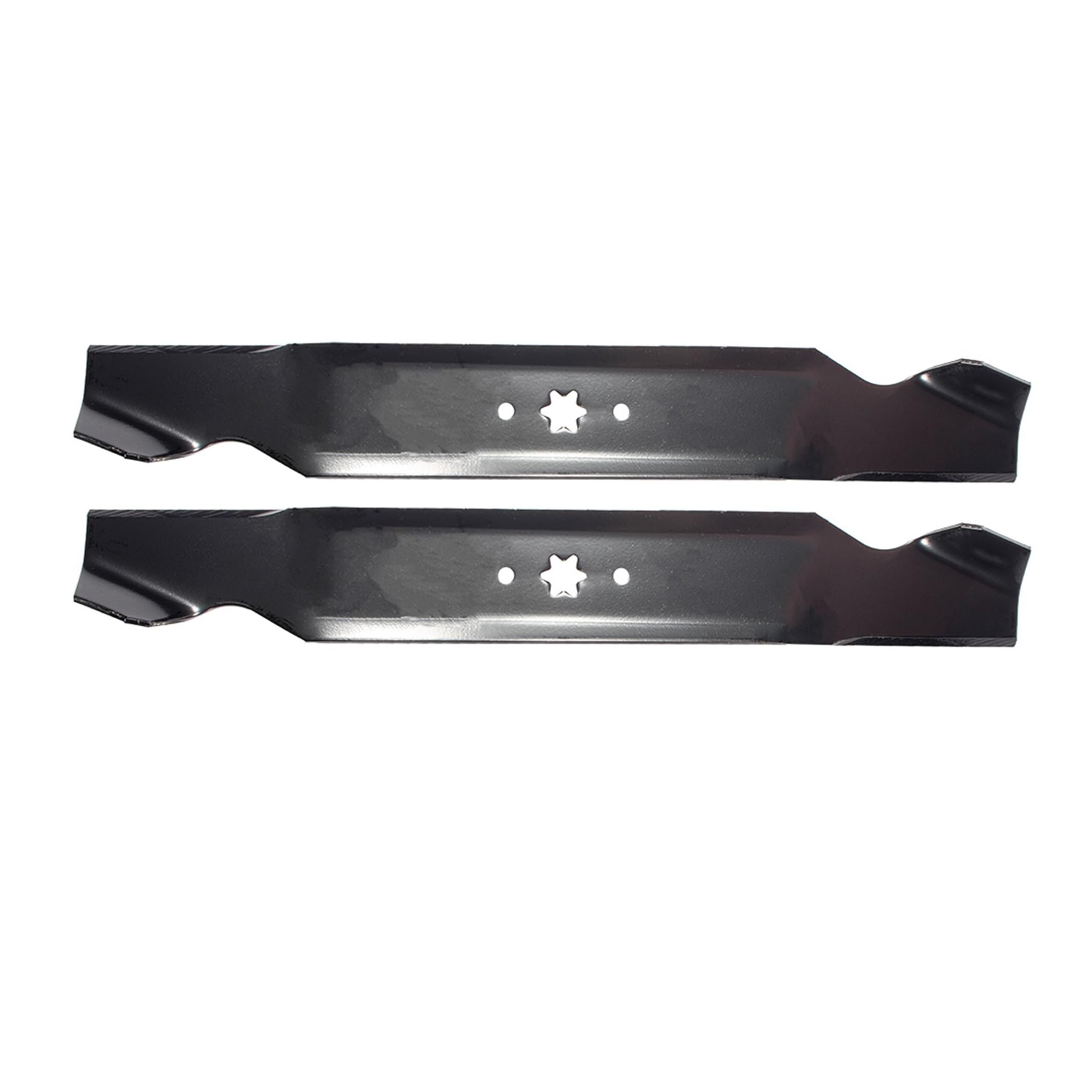MaxPower EU-561548 Lame de Tondeuse á Gazon Adaptable sur MTD/CUB Cadet| remplace Le numéro de Fabrication 742-0616, 742-0616A, noire, Noir