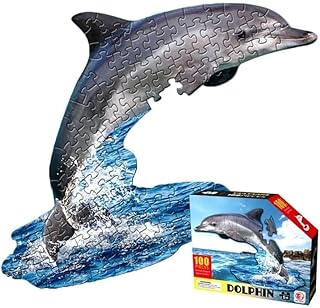 لعبة بازل من الورق المقوى بتصميم شخصيات حيوانات لتطوير التنسيق بين اليد والعين للأطفال من 100 قطعة - موديل A3-108