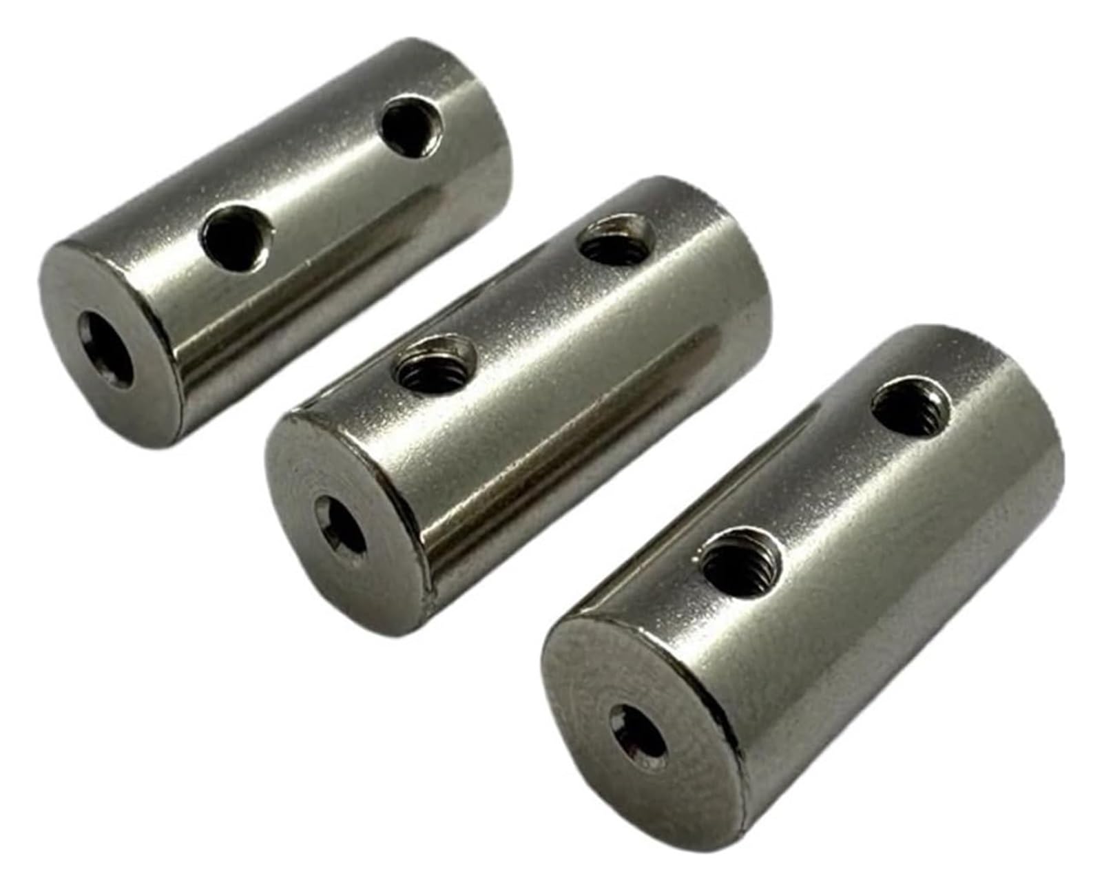 Wellenkupplung, starre Aluminium-Klemmkupplung, Kupplungswelle, Motor, Verlängerungsverbinder mit variablem Durchmesser(3-8mm)