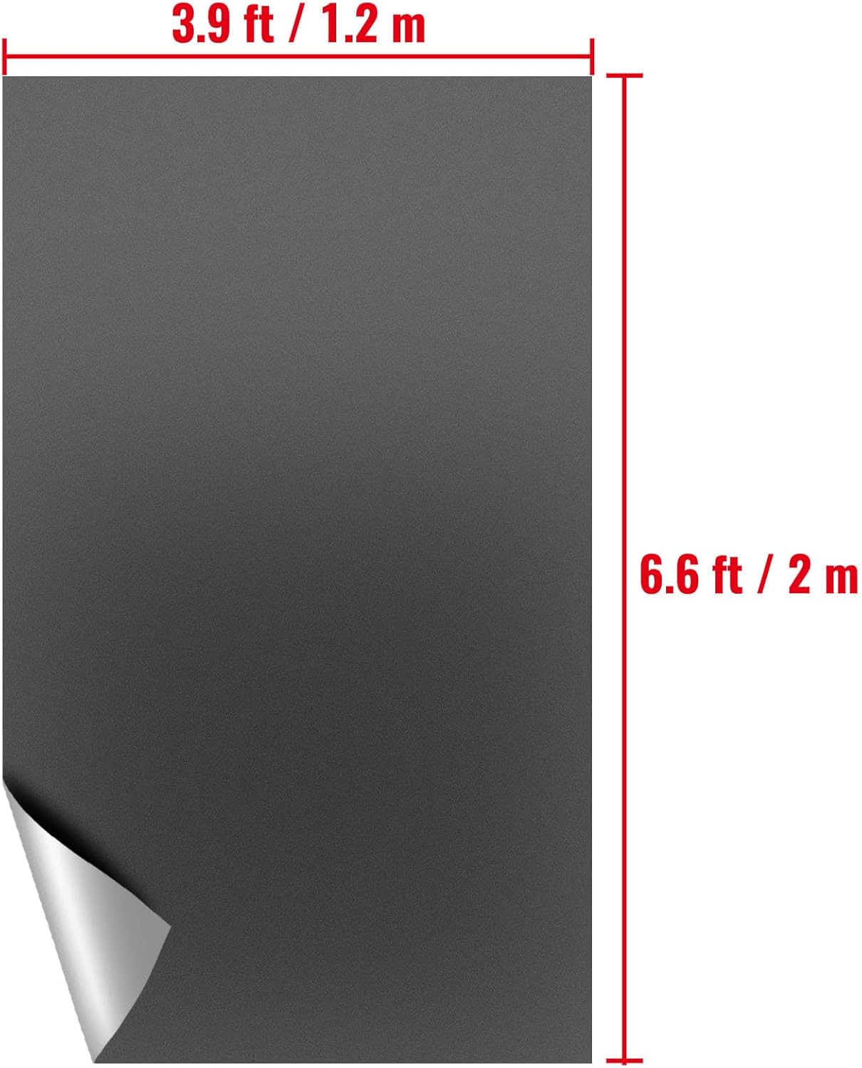 Happybuy 6.6x3.9ft Dance Floor, PVC Vinyl, 0.06in Thick, Black/Grey Reversible, Non-Slip, Portable, Ballet & Jazz Dance