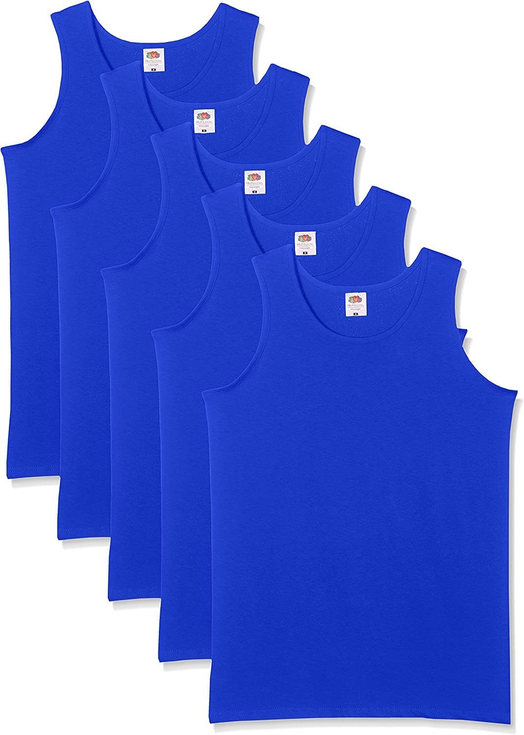 Fruit Of The Loom Men's Royal Athletic Lightweight Vest Pack Of 5, XX-Large