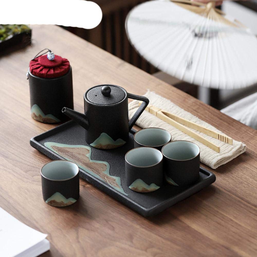 Bol Thé Japonais Lodokdre Pot à Thé Céramique Japonais - Set 2