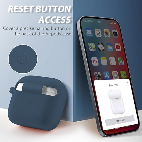 Miniatura 5 de ORIbox Funda protectora de silicona con LED visible para AirPods Pro, funda protectora completa para AirPods para mujeres, hombres, niñas y niños,