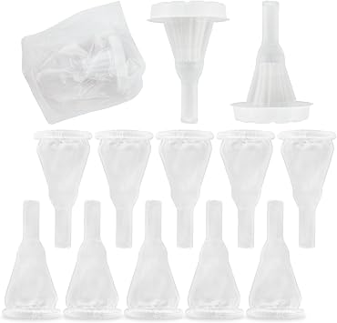 10 PCS Male Condom External Urinary Catheters,Self-Adhesive,Individually Wrapped,Used Together with Urine Collection Bag,for Incontinence Elderly Men Age,No Leakage Non-Irritating,Size1.42inch/36mm
