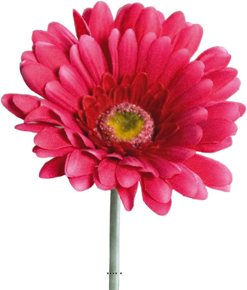 Artificial Gerbera, H 56 cm - D 11 cm Superb Fuchsia Pink - Colour: Fuchsia Pink