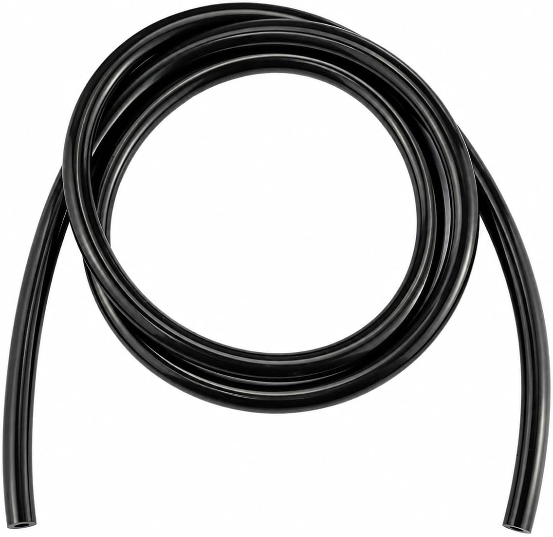 Ucreative 5FT ID 1/4" (6mm) High Temperature Silicone Vacuum Tubing Hose 130PSI Max Pressure Black