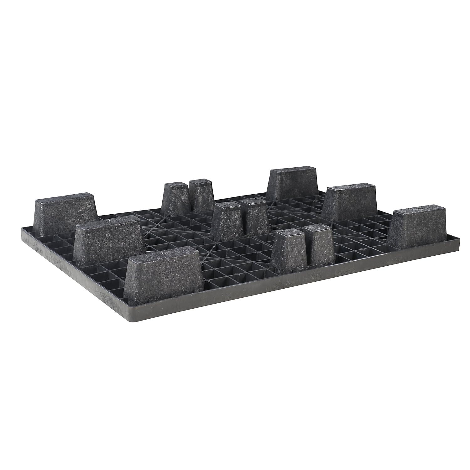 Cuatro vías apilables de palé – Carga dinámico 1200 kg – lxan 1200 X 800 Mm – Contenedor palé Exportación palé la Industria palé plástico palé plástico Dimensiones Almacenamiento palé ligero apilable palé palé palé de plástico palé