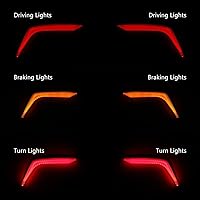 Vista 6 de TCT-MOTORPARTS Luces LED traseras de alforja para Honda Gold Wing 1800 GL1800 2018-2023