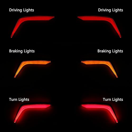 Miniatura 6 de TCT-MOTORPARTS Luces LED traseras de alforja para Honda Gold Wing 1800 GL1800 2018-2023