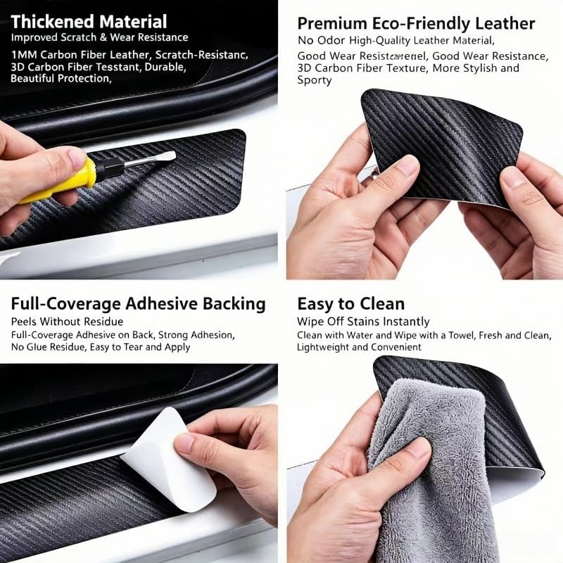 Car Door Sill Protector for Suzuki SX4 2007-2014 image 5
