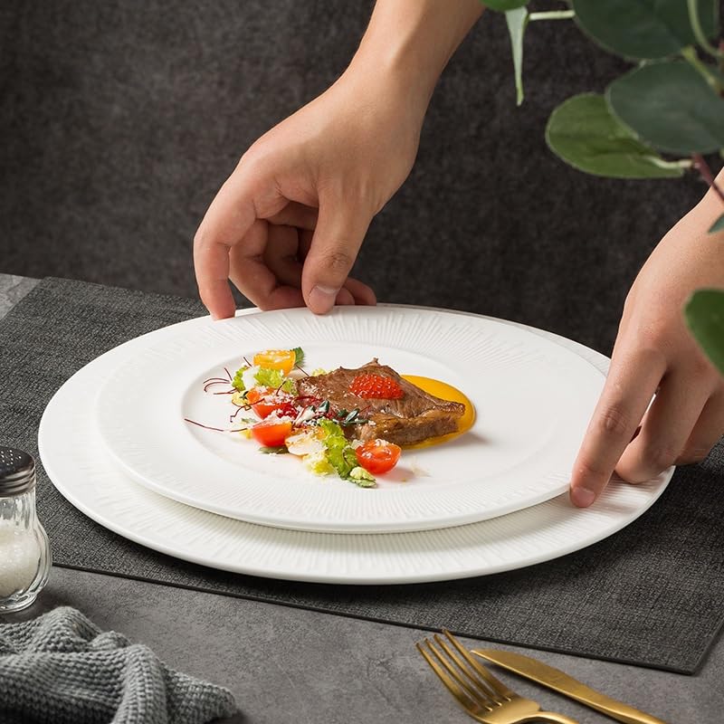 Platos de Cena Vajilla Sencilla for restaurantes: Platos de cerámica for Platos de Carne al Estilo Occidental Platos de Pasta(S)
