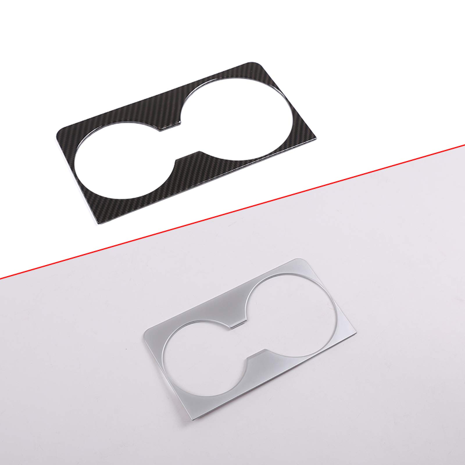 Top-Auto Coque De Porte-gobelet En ABS Chromé