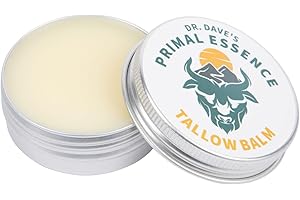 Unscented Grass-Fed Beef Tallow Balm with Organic Ingredients for Dry Skin