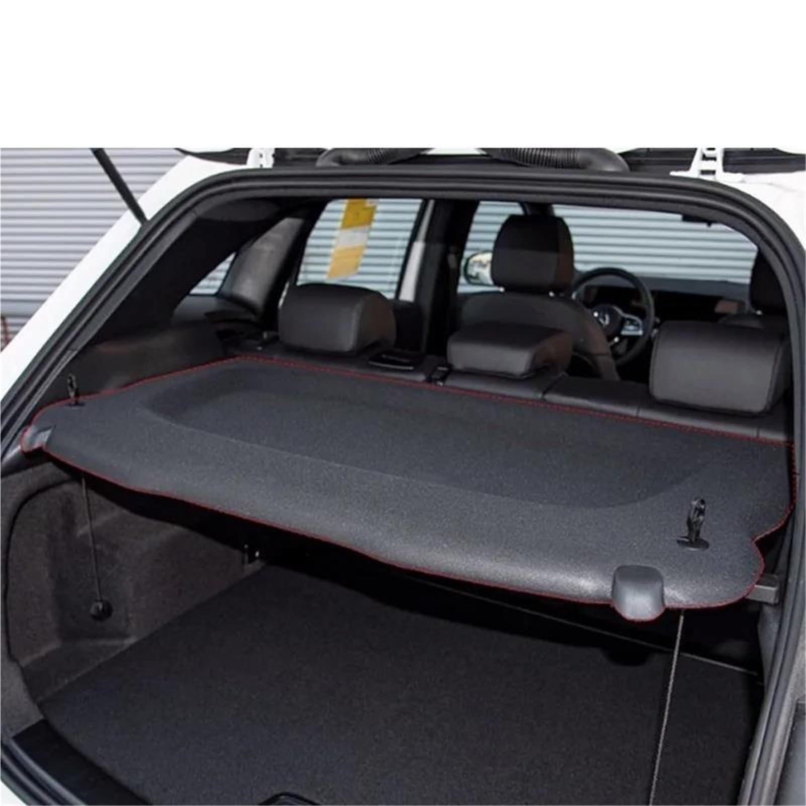 Générique Cache-Bagages Organisateur De Couverture Rideau Coffre pour Benz GLA 2021 – 2025 H247 MK2 Cloison Support Arrière Abri Stockage Fret Pare-Soleil Pare-Soleil Coffre Arrière