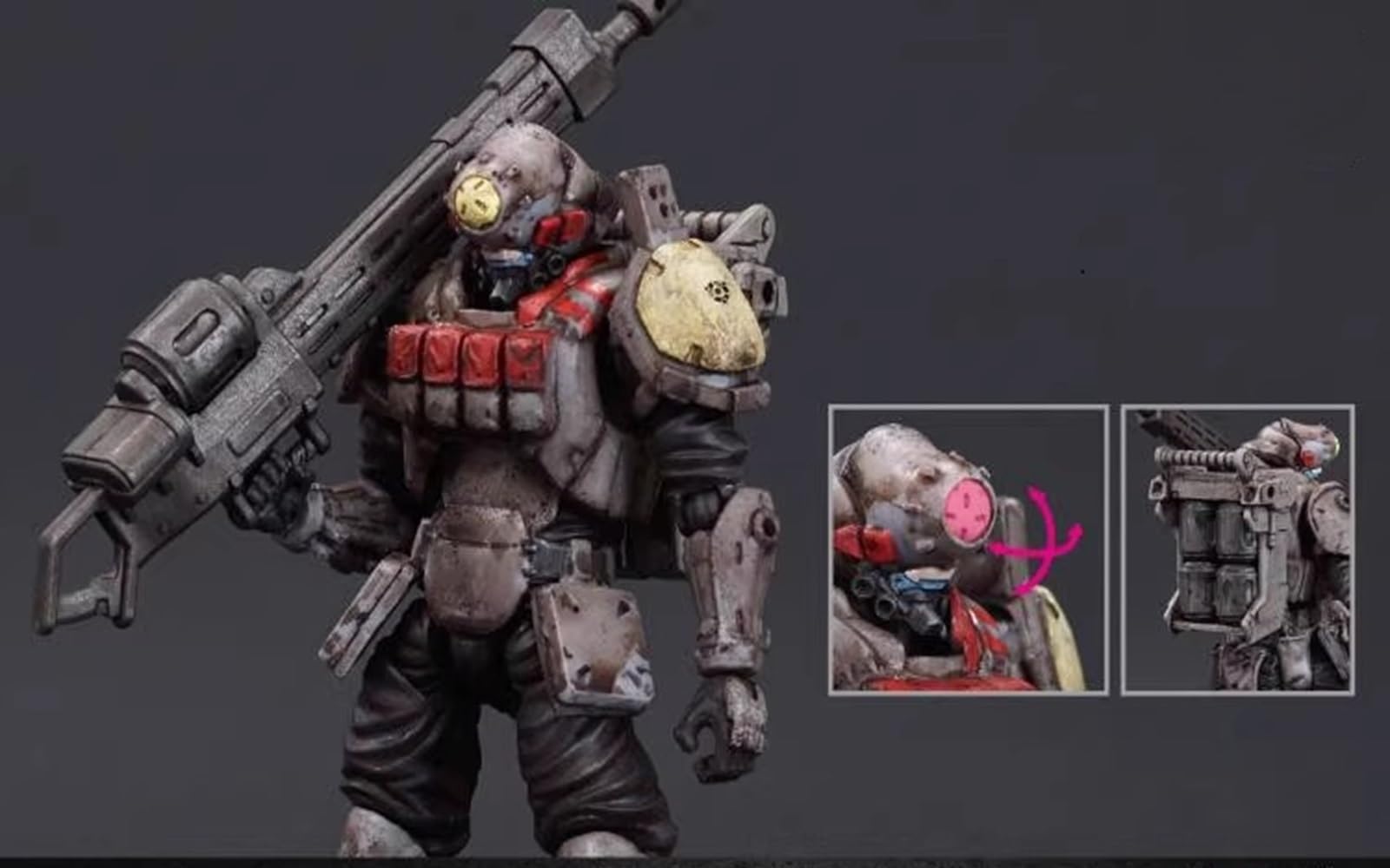 Amazon | Syxlcygj 1/18 ACID RAIN Action Figures Kits FAV-A46 可動