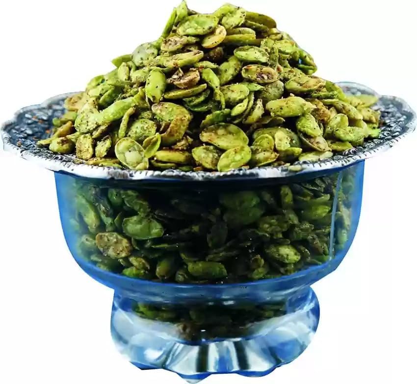 Image of Kishan Namkeen Famous Sem Ke Beej Made With Pure 100% Desi Ghee | Namkeen Tea Snack Seeds | Bean Seeds Spicy 500 gm