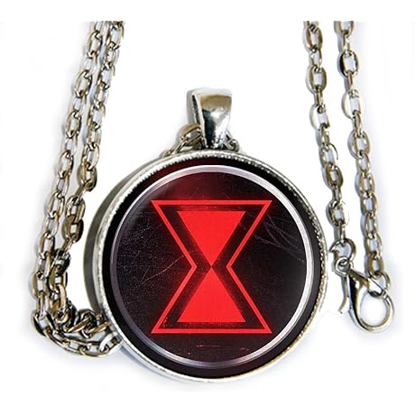 Black Widow Collector Edition Enhanced Stainless Steel Arrowhead Pendant Necklace