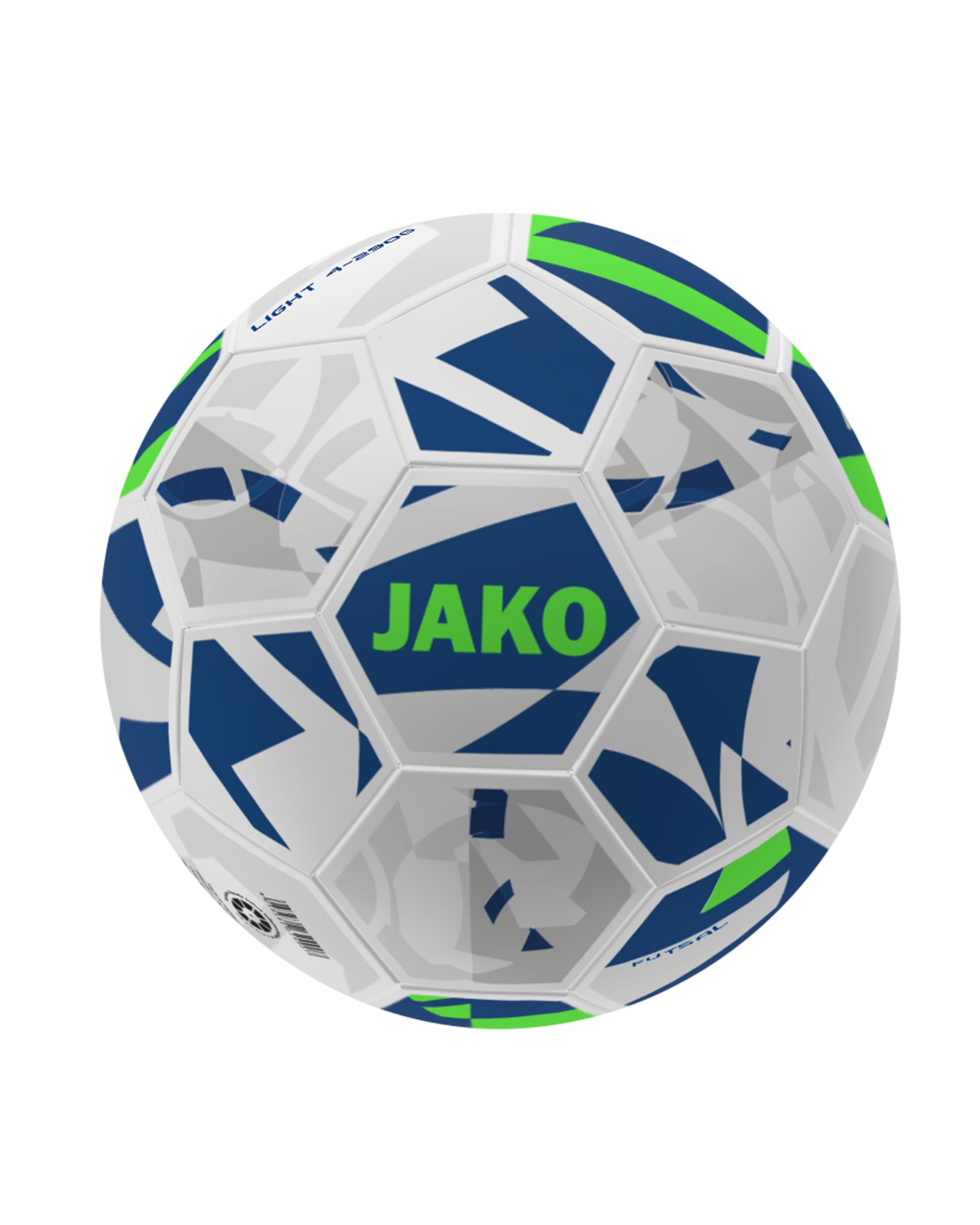 JAKO Lightball Futsal, weiß/Navy/neongrün, 4 (290g)