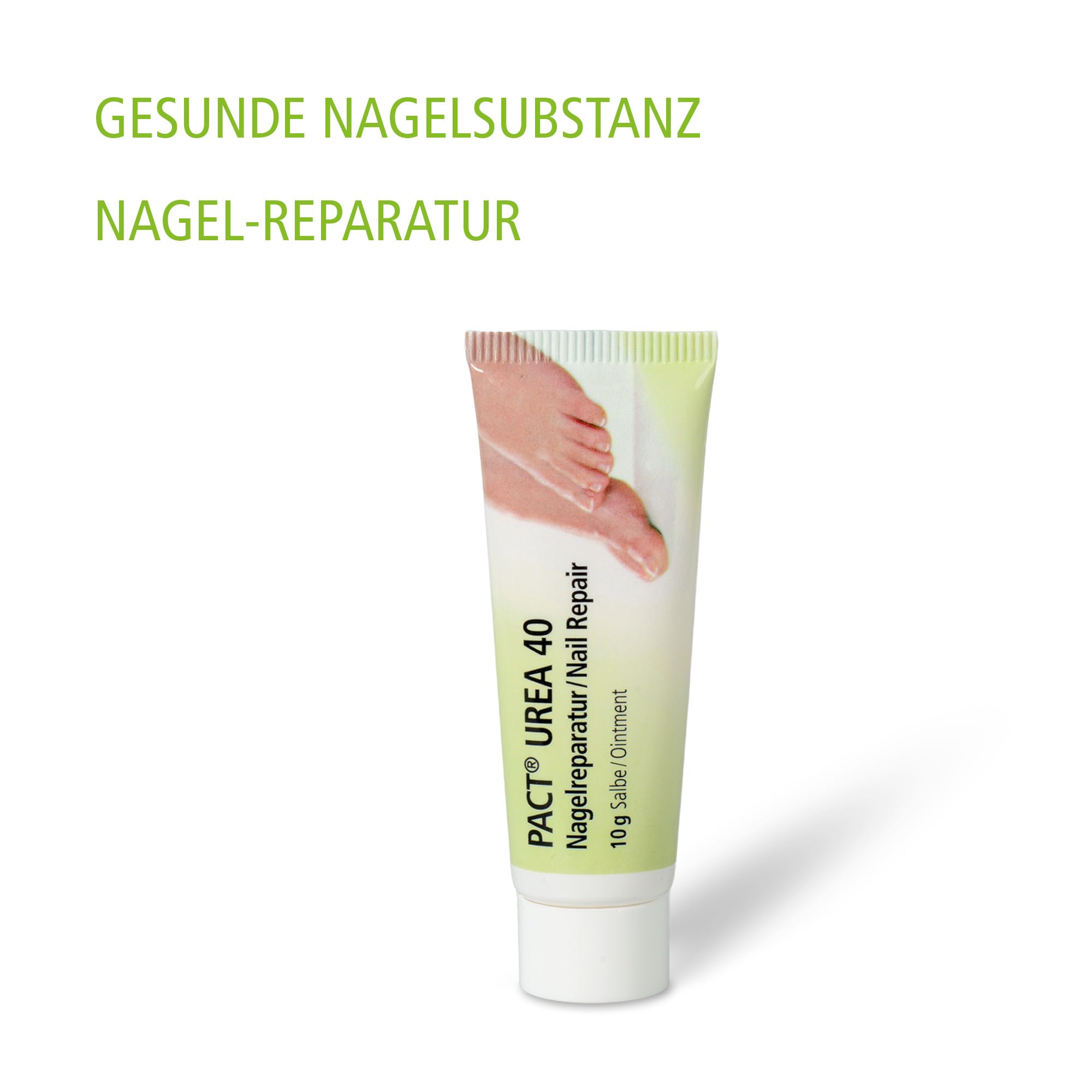 PACT Urea 40 réparation des ongles | en cas de mycose des ongles | kit mycose des ongles | | 40 % d'urée - Ruban adhésif de 5 m - Lime à ongles - Traitement de 2 à 3 semaines - Fabriqué en Allemagne