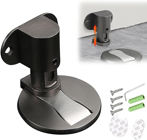 Tope magnético de puerta de acero inoxidable 304 con succión al suelo, topes magnéticos resistentes para la parte inferior de la puerta, cierre