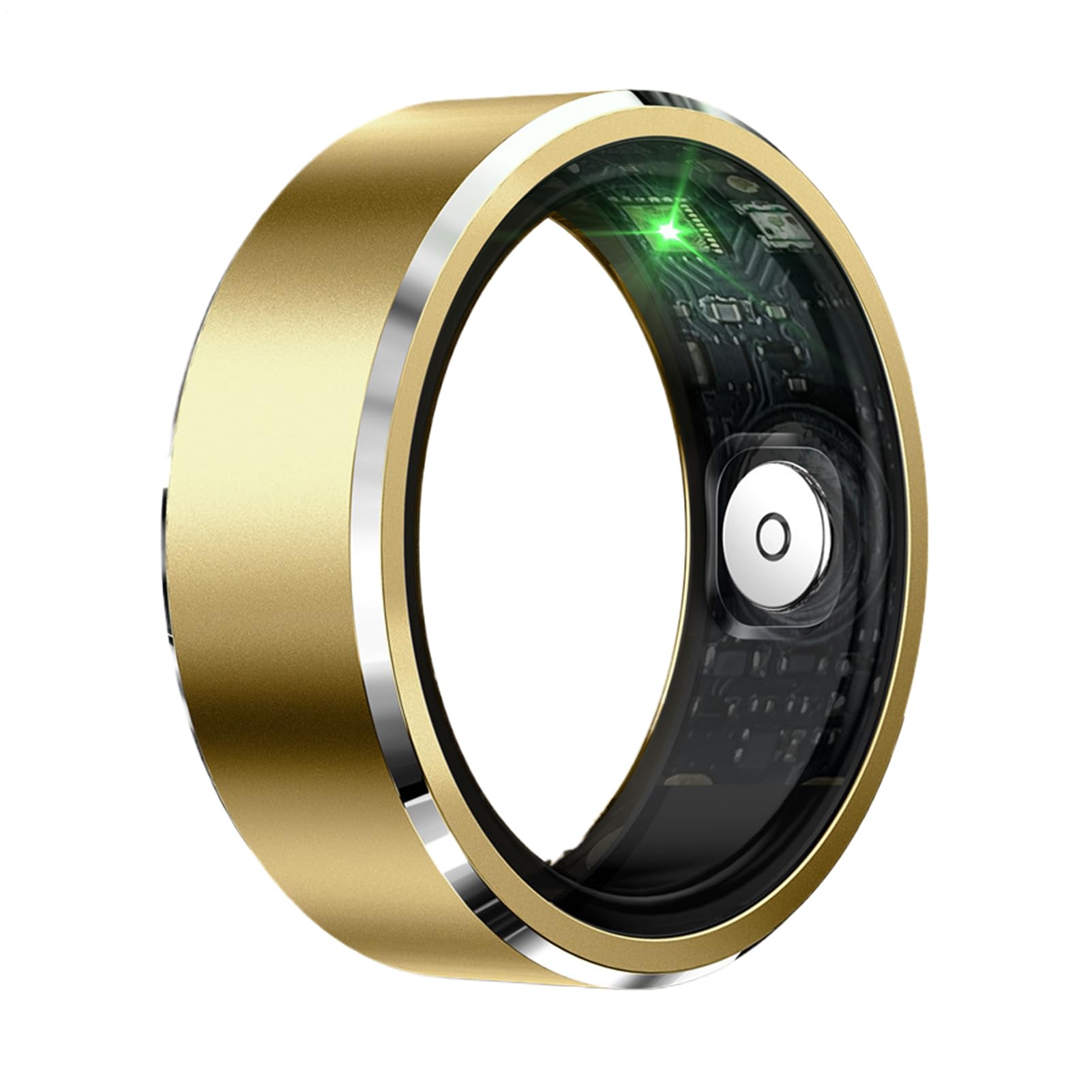 Wireless Sleep Ring, Metal, Health Tracker, Activity Monitor, Electronic, Silver, Gold, Finger Wearable, Bluetooths, Recovery, Bio, Biofeedback