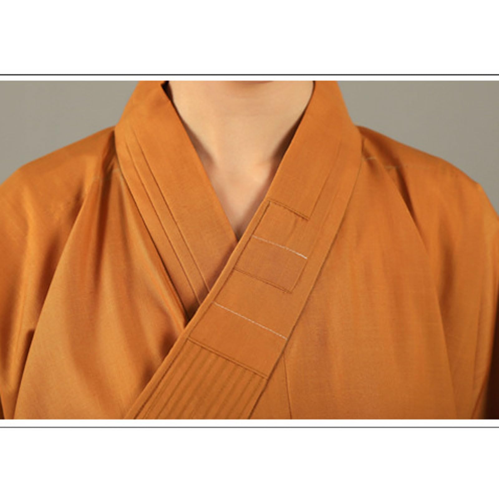 Abito da Monaco Buddhista Completo - Uniforme da Meditazione Shaolin per Kung Fu,Vesti del Monaco in Tessuto Traspirante per Adulti,Set Zen per Tutte Le Stagioni,Ideale per Pratica a Casa