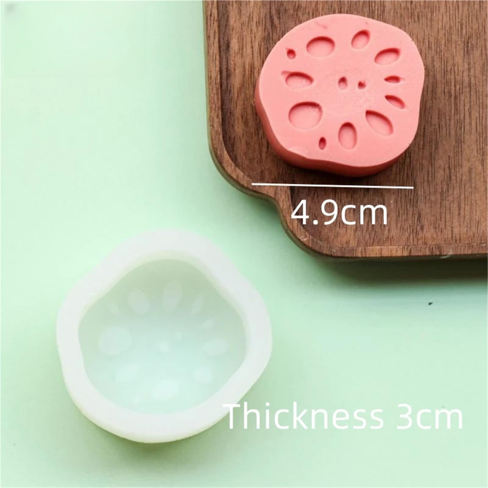Stampo per Sapone 2 Pezzi stampi for Sapone Fatti a Mano creativi stampi in Silicone for la casa stampi for Sapone Fai da Te creativi per Sapone(White A)