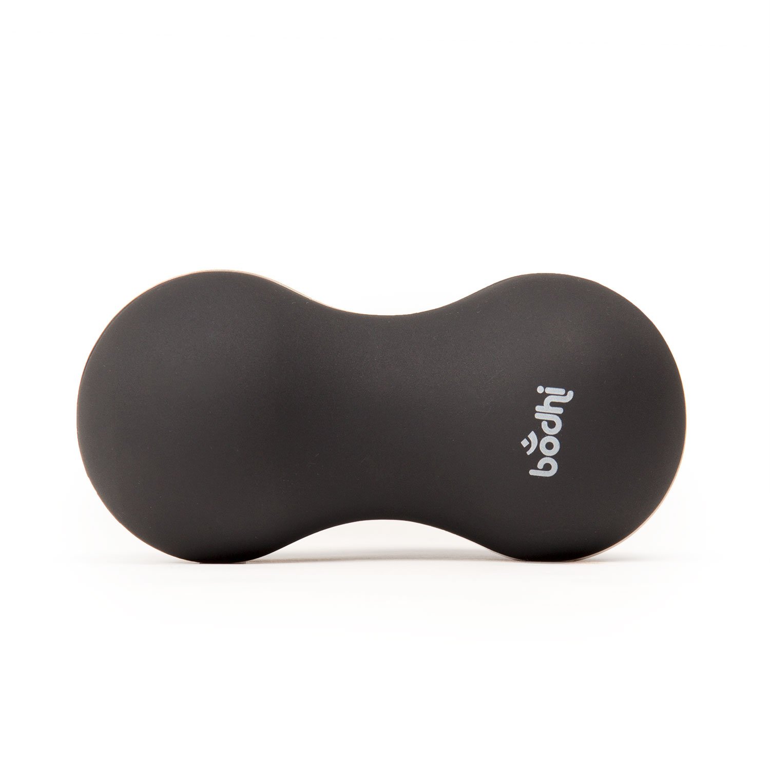 bodhi Peanut Massage Ball | PVC | Self Massage Roller for Myofascial | Trigger Point Ball | Good for Back, Feet and Neck Pain Relief | Massage your Muscles along the Spine | 5" x 3" / 1.5" Inch, Black